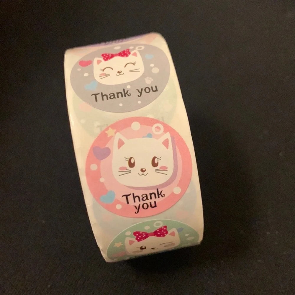 100 Thank You Stickers 1